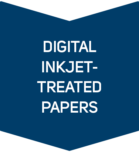 Digital inkjet-treated papers